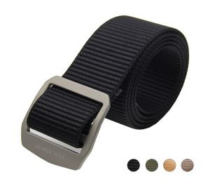 Ceinture d'instructeur tactique noire personnalisée pour hommes