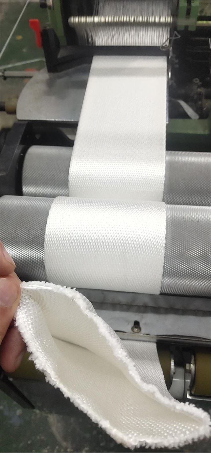 white UHMWPE tubular webbing
