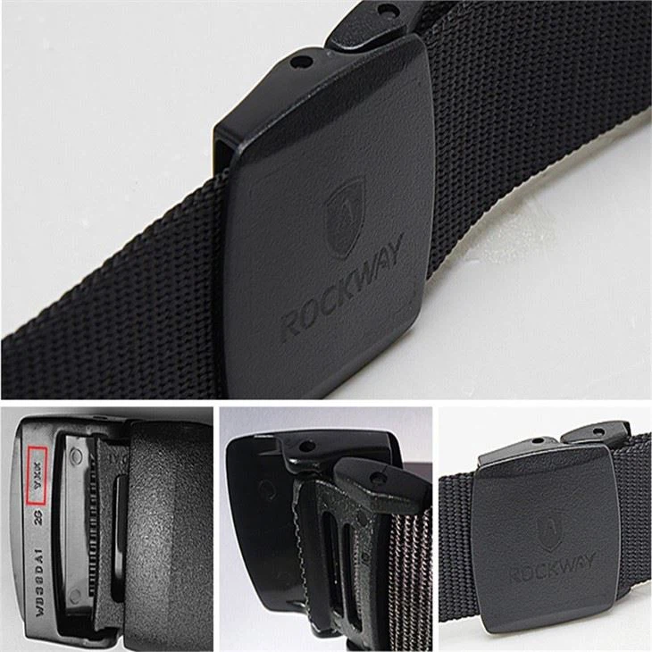 POM Buckle Nylon Army Belt
