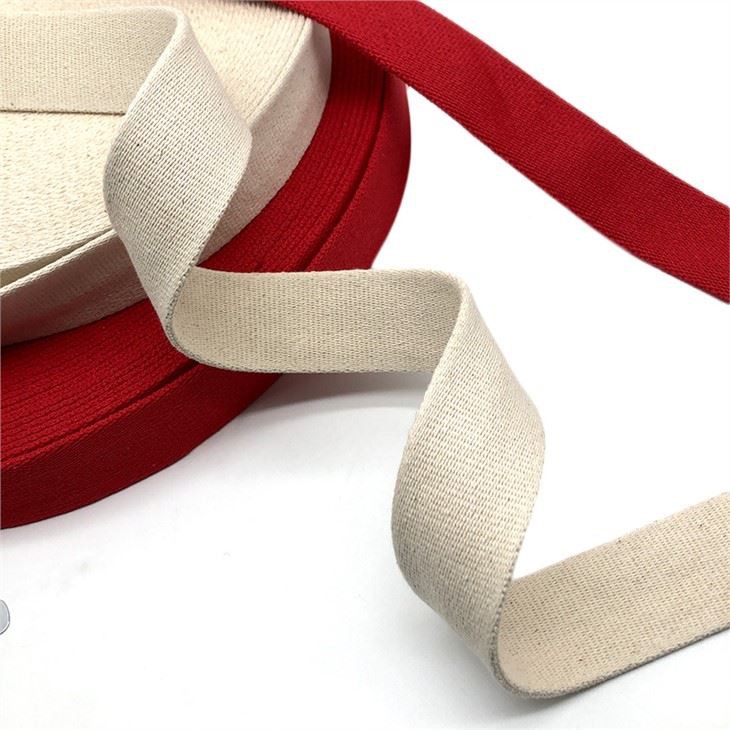 Sangle tubulaire en coton tissé
