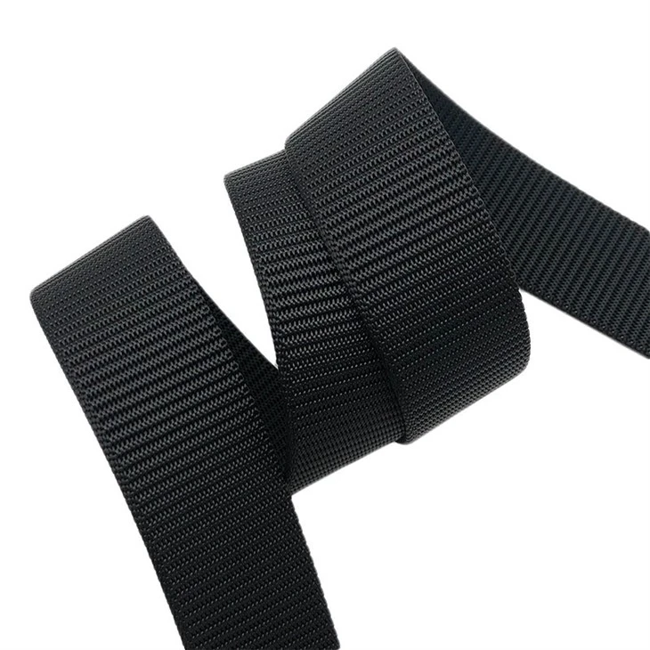 40mm Custom Durable Black Webbing